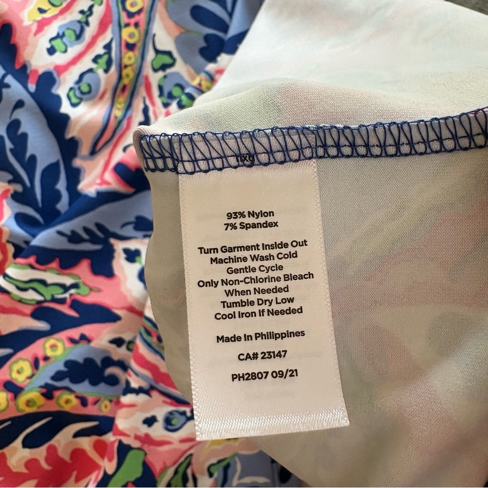 Talbots Jersey Shift Dress Botanical Paisley. Size XL. - Picture 5 of 10